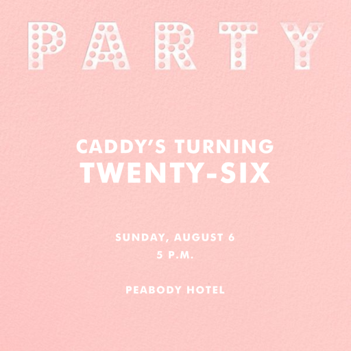 Marquee Lights - Birthday Invitation by Paperless Post