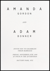 Type and Space by Paperless Post