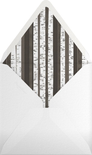 Birch Bark (Square) - Paperless Post Envelope
