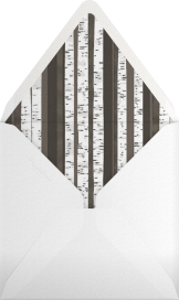 Birch Bark (Square) - Paperless Post Envelope