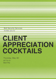 Optical Horizons - Cocktail Party Invitation by Paperless Post