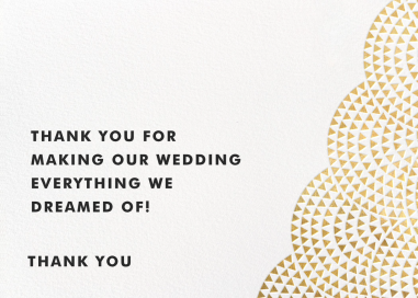 Savoy (Stationery) - Thank You Card by Paperless Post