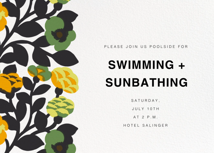 Green Green - Summer Party Invitation by Marimekko