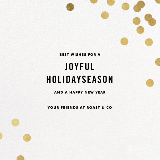 Confetti (Square) - Business Holiday Card by kate spade new york
