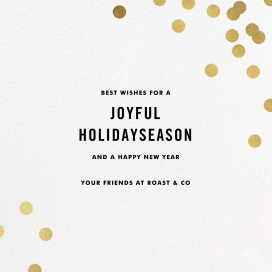 Confetti (Square) - Business Holiday Card by kate spade new york