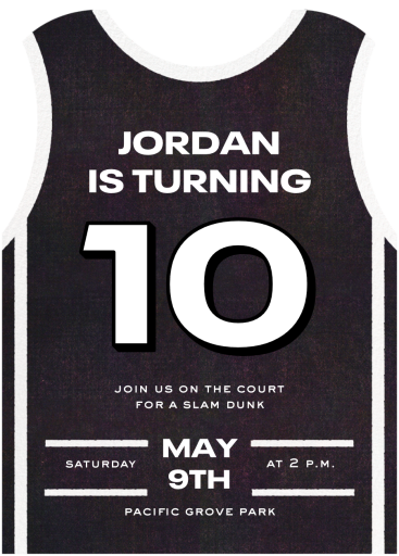 Slam Dunk - Birthday Invitation by Paperless Post