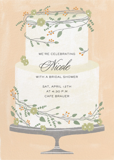 Sweetest Cake - Bridal Shower Invitation by Paperless Post