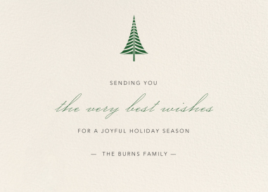 Cream - Christmas Card by Paperless Post