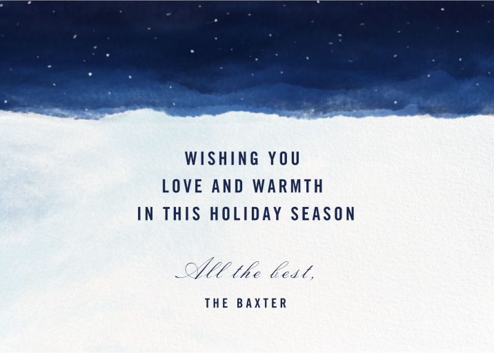 Lifted Spirits - Christmas Card by Paperless Post - Back