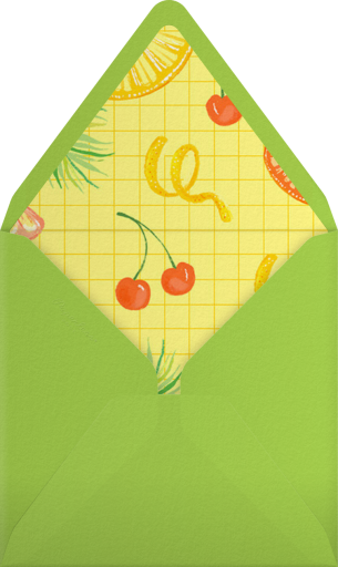 Tropical Grid - Paperless Post Envelope