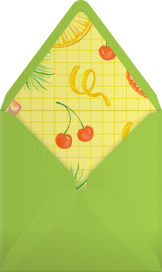 Tropical Grid - Paperless Post Envelope