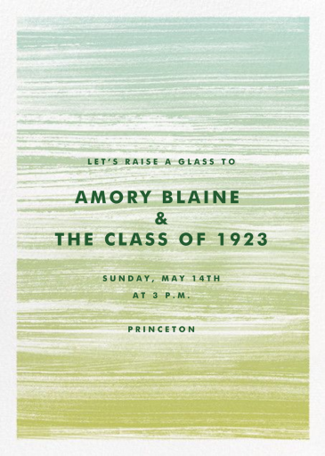 Gradient Messy Strokes - Graduation Party Invitation by Paperless Post