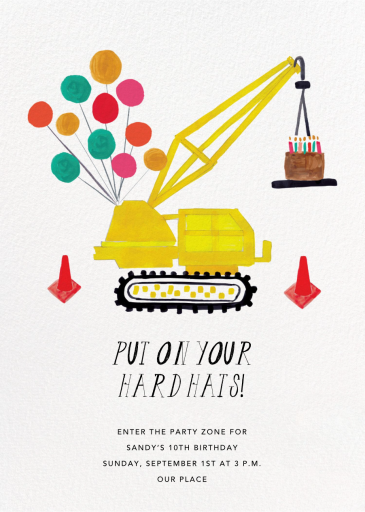 Dump the Cake Here - Invitation by Mr. Boddington's Studio