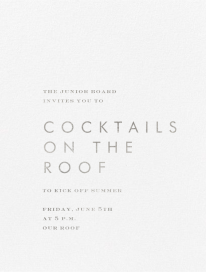 Brigid - Dining & Drinks Invitation by Paperless Post
