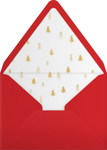 Snow Pine Valley (Horizontal) - Paperless Post Envelope