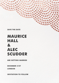 Savoy (Save the Date) by Paperless Post