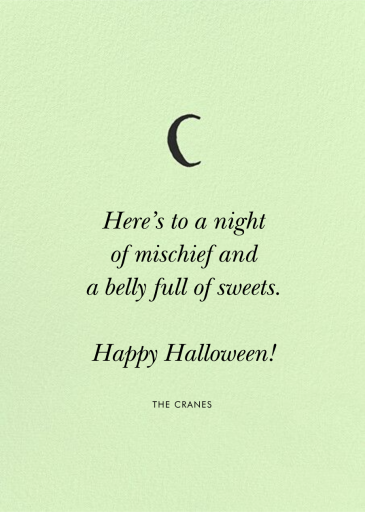 Wicked Witch Halloween by Rifle Paper Co. - Back