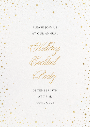 Modest Dazzle - Corporate Holiday Party Invitation by Paperless Post