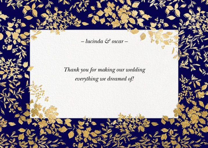Richmond Park (Stationery) - Thank You Card by Oscar de la Renta