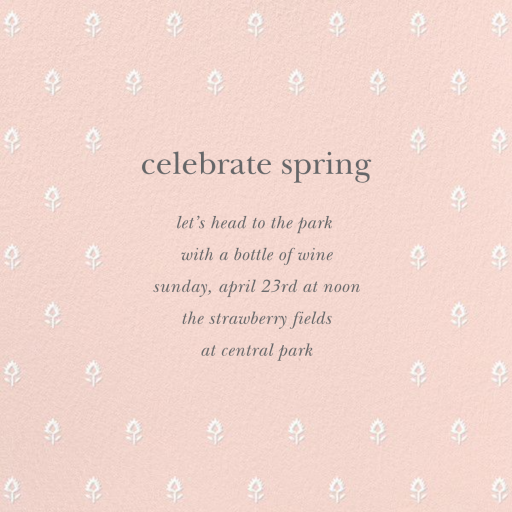 Embroidered Blossom by Sugar Paper