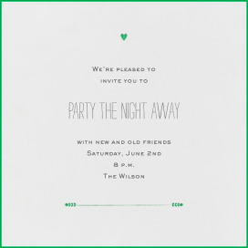 The Raleigh - Party Invitation by Mr. Boddington's Studio