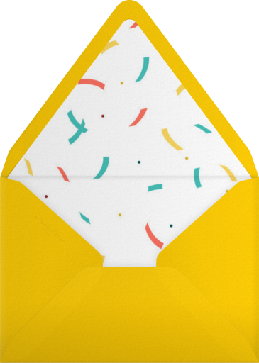 Crossed Streamers - Paperless Post Envelope
