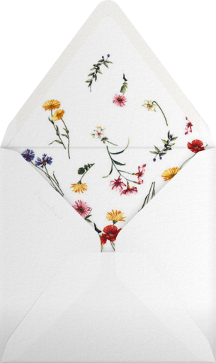 Floating Floral - Oscar de la Renta Envelope