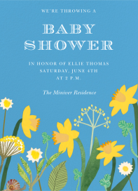 Springtime Meadow - Baby Shower Invitation by Hadley Paper Goods