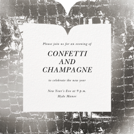 Glam Croc - New Year's Eve Invitation by kate spade new york