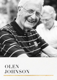 3/4 Portrait (Photo) - Memorial Card by Paperless Post