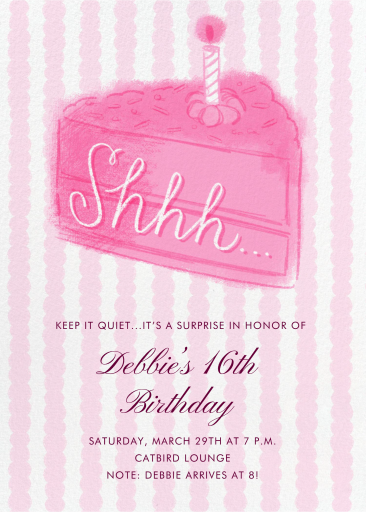 Slice and Stripes - Birthday Invitation by Hello!Lucky