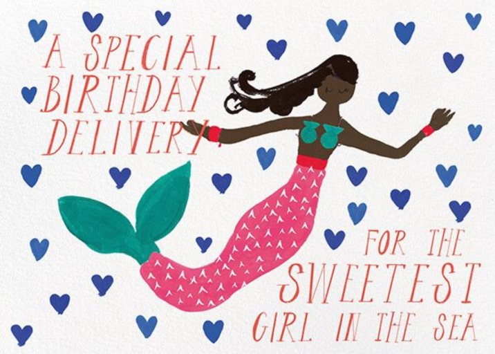 Mermaid's Birthday - Birthday Card by Mr. Boddington's Studio