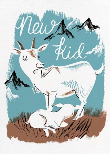 New Kid (Nicholas John Frith) - Congratulations Card by Red Cap Cards