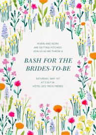 Wild Blooms - Bridal Shower Invitation by Paperless Post