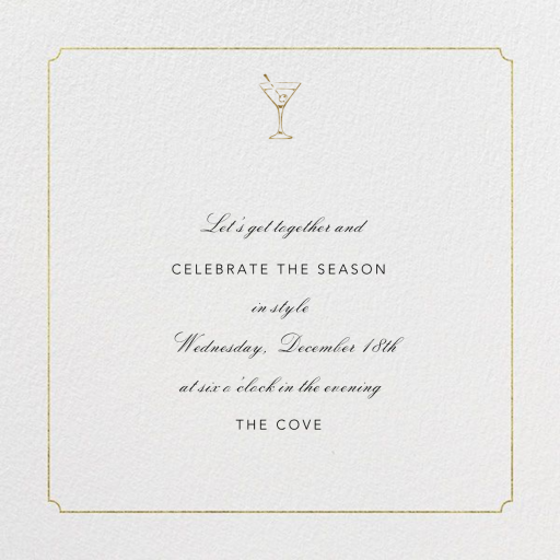 Indented Rounded Corners - Corporate Holiday Party Invitation by Paperless Post