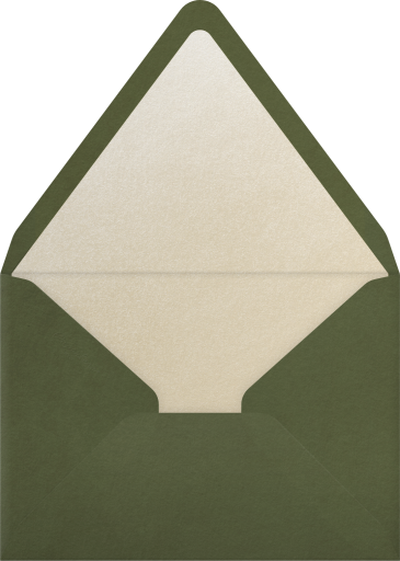 Ribbon Sketch Graduation Invitation Envelope