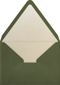 Ribbon Sketch Graduation Invitation Envelope