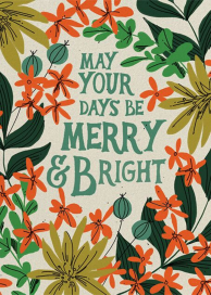 Bright and Merry (Dylan Mierzwinski) - Holiday Card by Red Cap Cards