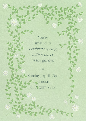 Sprawling Daisies - Nowruz Card by Paperless Post