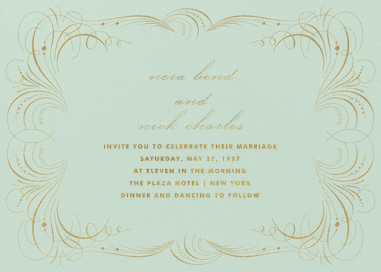 Gold Flourish by The Indigo Bunting