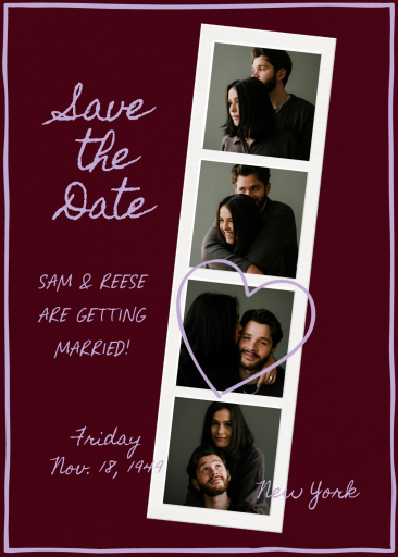 The Candid Look - Save the Date by Paperless Post