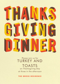 Letters of Thanks (Invitation) by Paperless Post