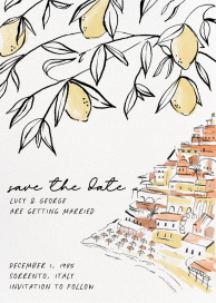 Amalfi Romance - Save the Date by Paperless Post
