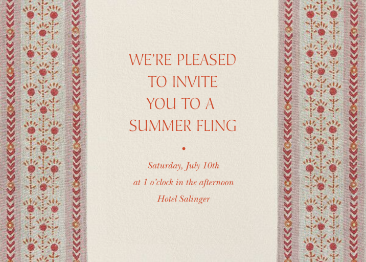 Pica Bella - Invitation by Schumacher