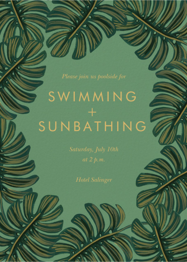 Monstera - Business Event Invitation by Rifle Paper Co.