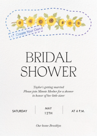 Minimalist (Custom Magic Art) - Bridal Shower Invitation by Paperless Post