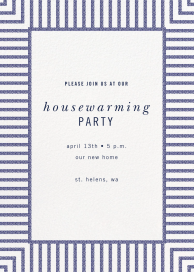 Seersucker Stripe - Celebration Invitation by kate spade new york