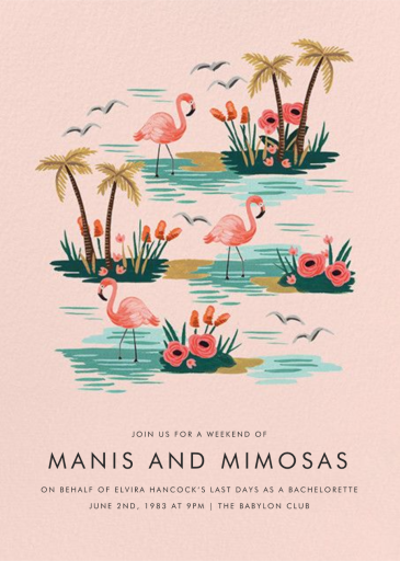 Flamingo Lagoon (Tall) by Rifle Paper Co.