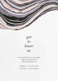 Marbleized (Invitation) - Networking Event Invitation by Kelly Wearstler