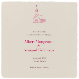 Deckle Santa Fe by Paperless Post